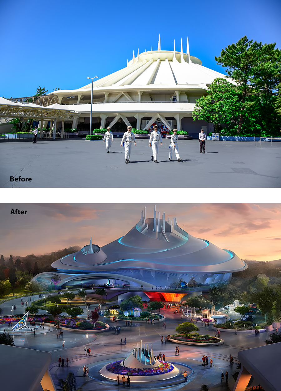 Space Mountain to Undergo Innovative Transformation at Tokyo